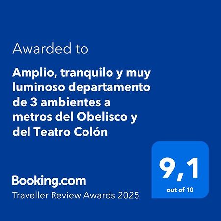 Апартаменты Amplio, Tranquilo Y Muy Luminoso Departamento De 3 Ambientes A Metros Del Obelisco Y Del Teatro Colon Буэнос-Айрес Экстерьер фото